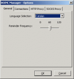 Configuració BOINC, pas 2