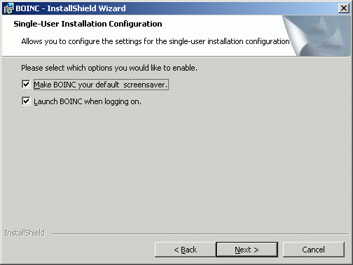 Instalació BOINC, pas 5